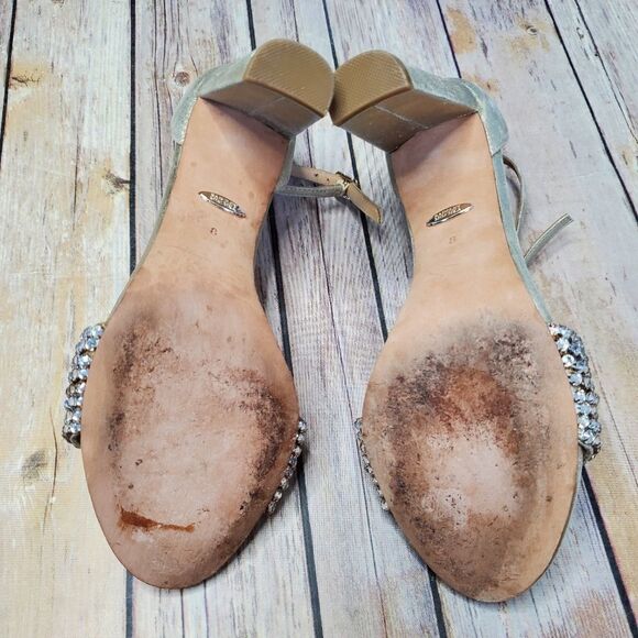 Badgley Mischka Tessa Crystal Embellished Sandal - Picture 8 of 14